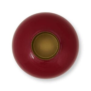 PIP STUDIO Jarrón de metal de 32 cm rojo
